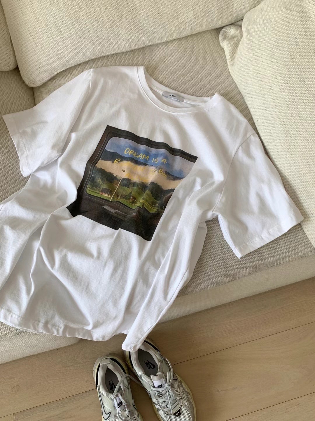 NOMAD韓國直郵女裝新品熱賣時尚真品職業推薦人氣休閑24秋夏T恤NOMADT恤