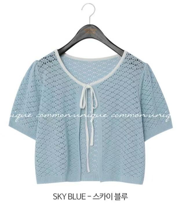 SMILE韓國直郵東大門代購女士新品24秋夏推薦熱賣職業針織衫SMILE針織衫圖色2