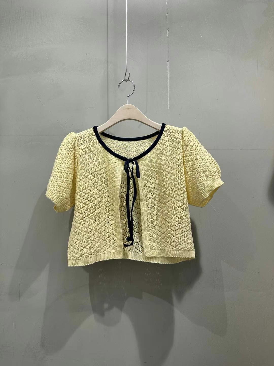 SMILE韓國直郵東大門代購女士新品24秋夏推薦熱賣職業針織衫SMILE針織衫圖色4