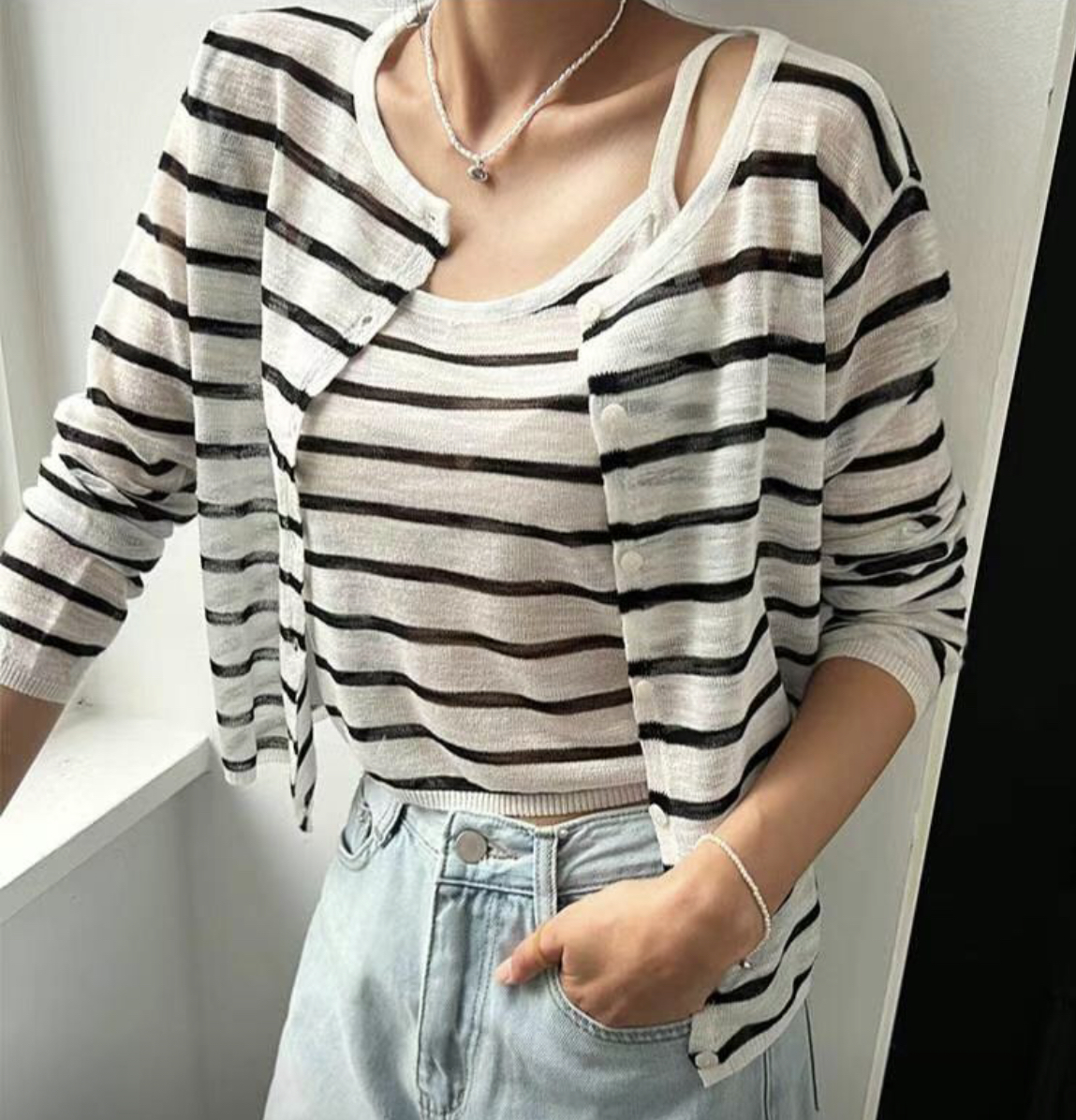 SMILE直郵韓國代購女士新品職業真品時尚熱賣休閑24秋夏套裝SMILE套裝