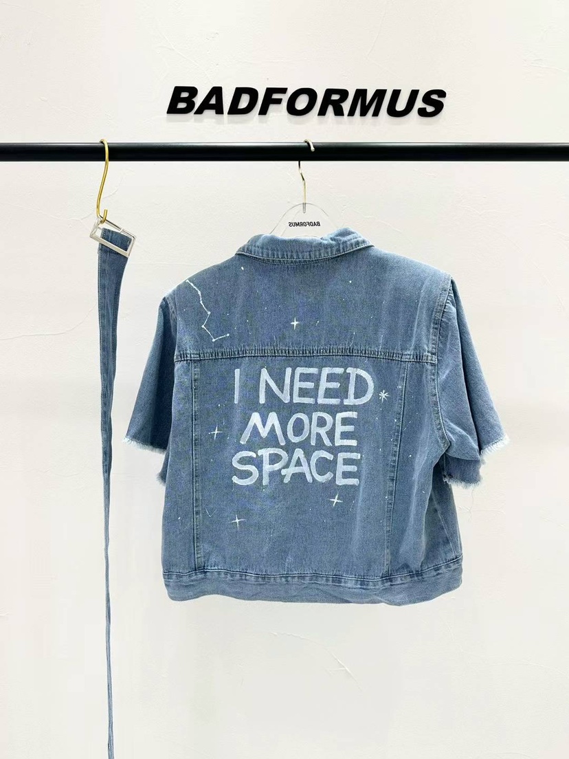 BADFORMUS韓國直郵東大門實拍女士新品24秋夏時尚夾克腰帶BADFORMUS夾克