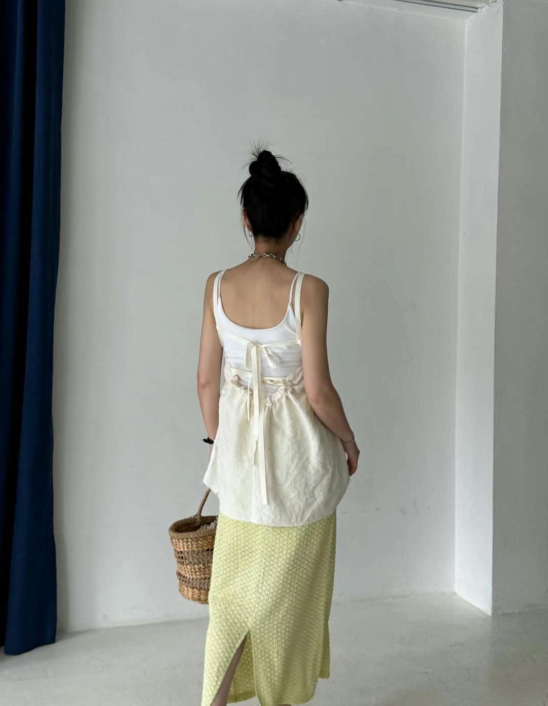 GLOSSY東大門代購女裝新款真品休閑24秋夏人氣熱賣吊帶背心GLOSSY吊帶/背心