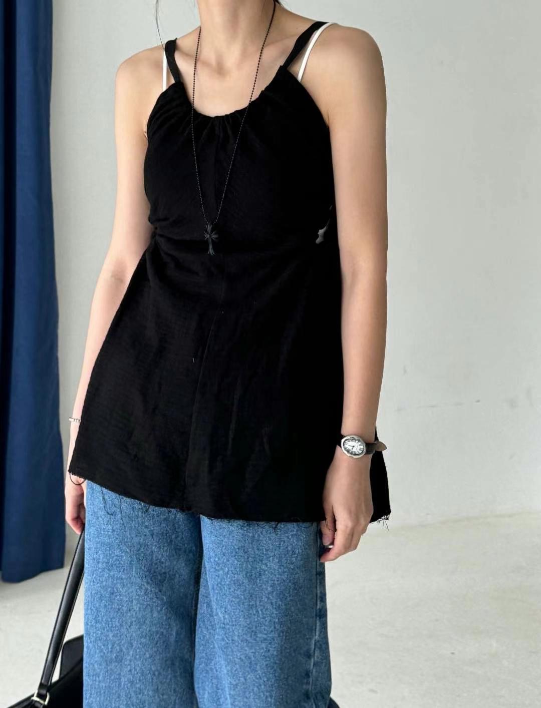 GLOSSY東大門代購女裝新款真品休閑24秋夏人氣熱賣吊帶背心GLOSSY吊帶/背心圖色1