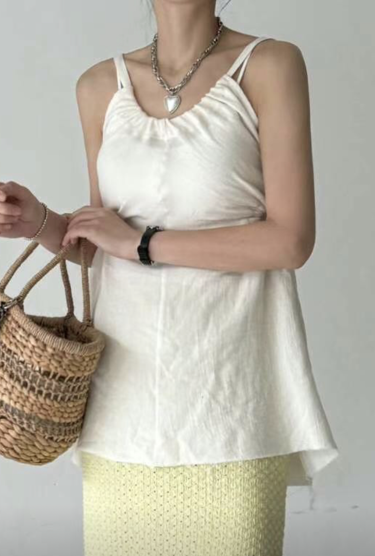 GLOSSY東大門代購女裝新款真品休閑24秋夏人氣熱賣吊帶背心GLOSSY吊帶/背心圖色2