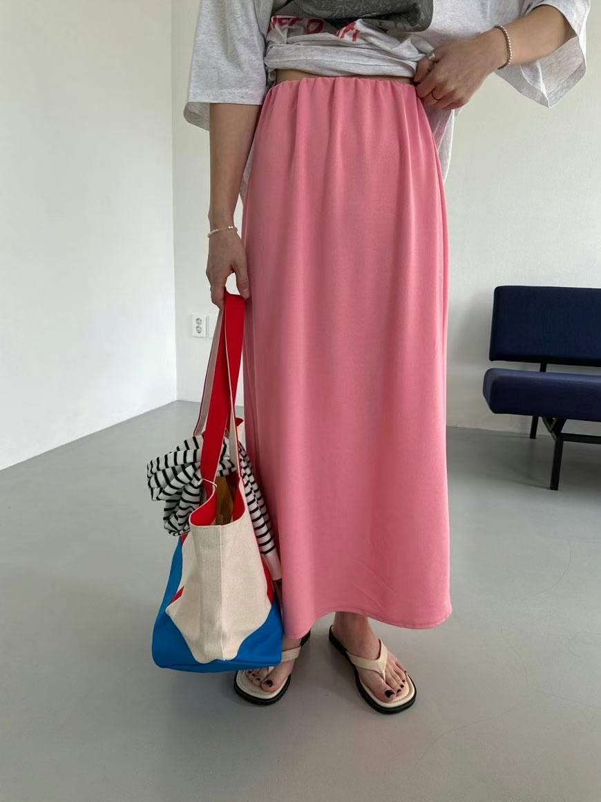 GLOSSY東大門直郵女士新品熱賣職業休閑推薦時尚24秋夏長裙GLOSSY長裙