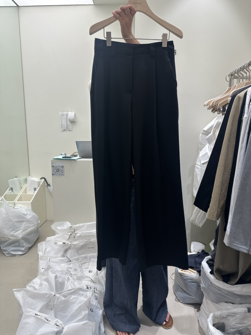 NOPSIS韓國直郵女裝新款人氣職業熱賣時尚休閑24春夏休閑褲NOPSIS休閑褲圖色2