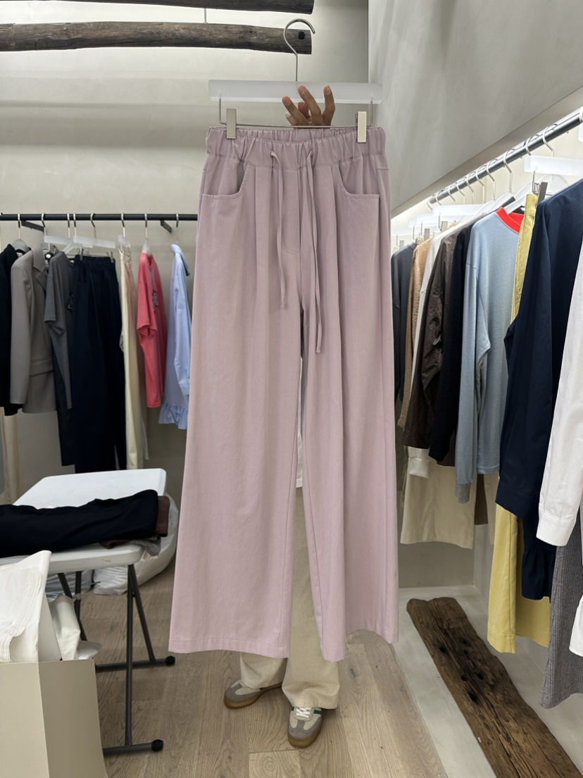 Waller韓國直郵女裝新品真品24春夏熱賣職業時尚休閑休閑褲NOTHING休閑褲圖色2