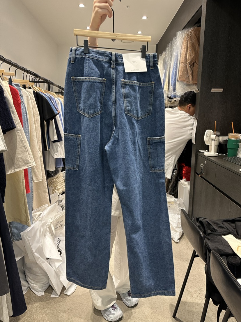 VASIL韓國直郵東大門代購女裝新品24春夏人氣職業推薦牛仔褲VASIL牛仔褲