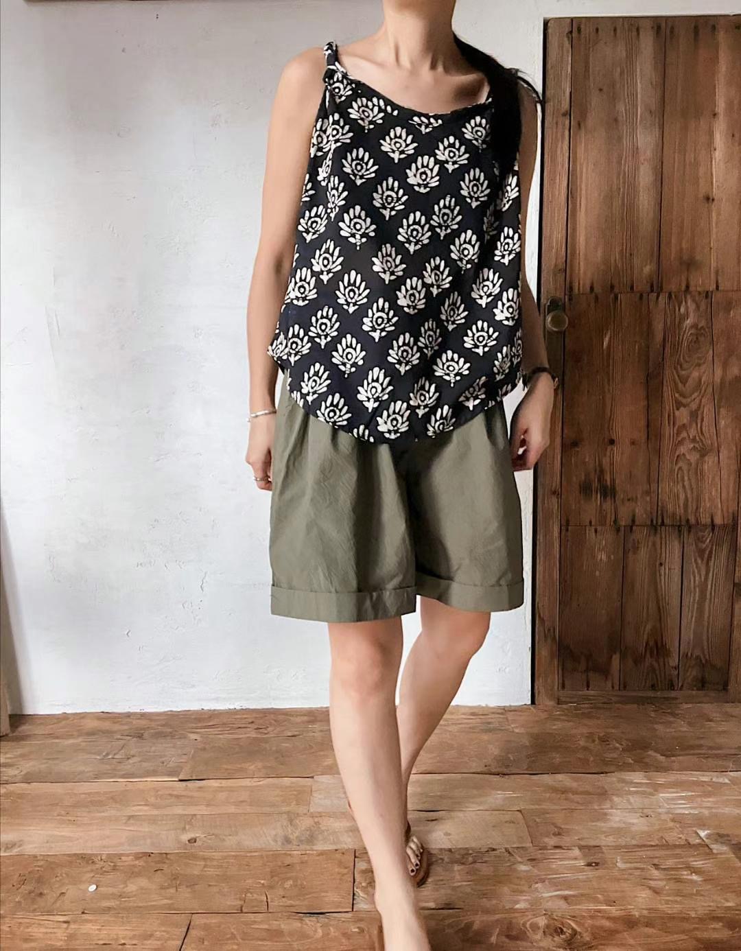 FEBRUUARY韓國直郵東大門代購女士新款職業真品時尚吊帶背心WOODEN吊帶/背心