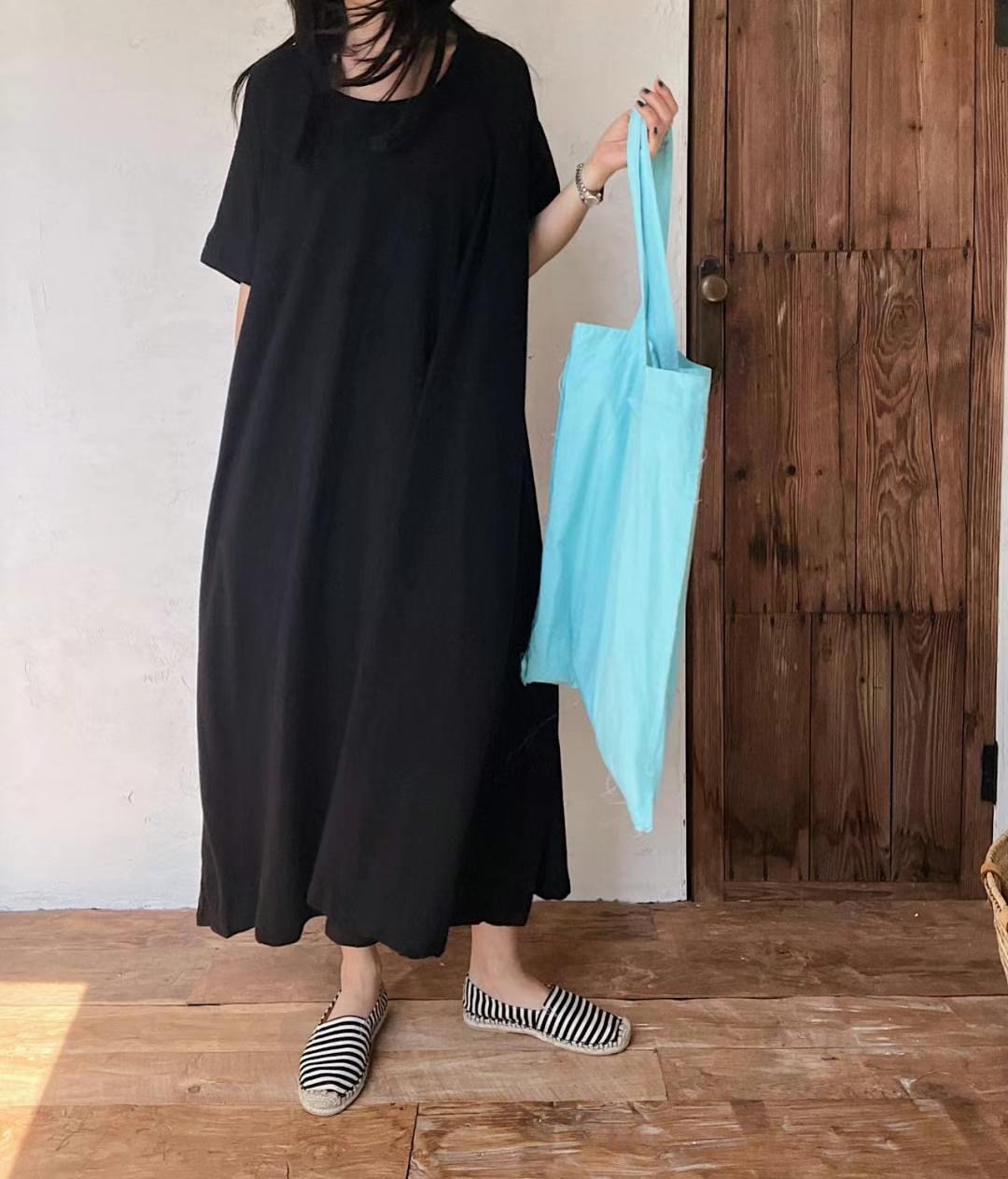 FEBRUUARY韓國直郵東大門代購女士新品24秋夏職業人氣連衣裙WOODEN連衣裙圖色1