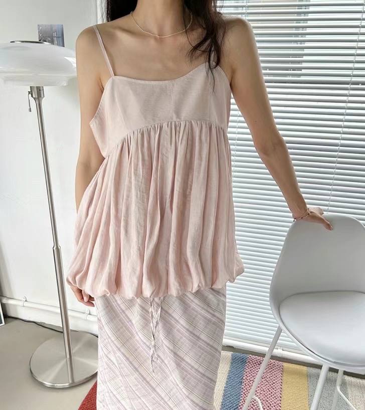 WHERELL韓國直郵東大門實拍女士新款24秋夏職業襯衫蕾絲衫FORUS襯衫/蕾絲衫圖色2