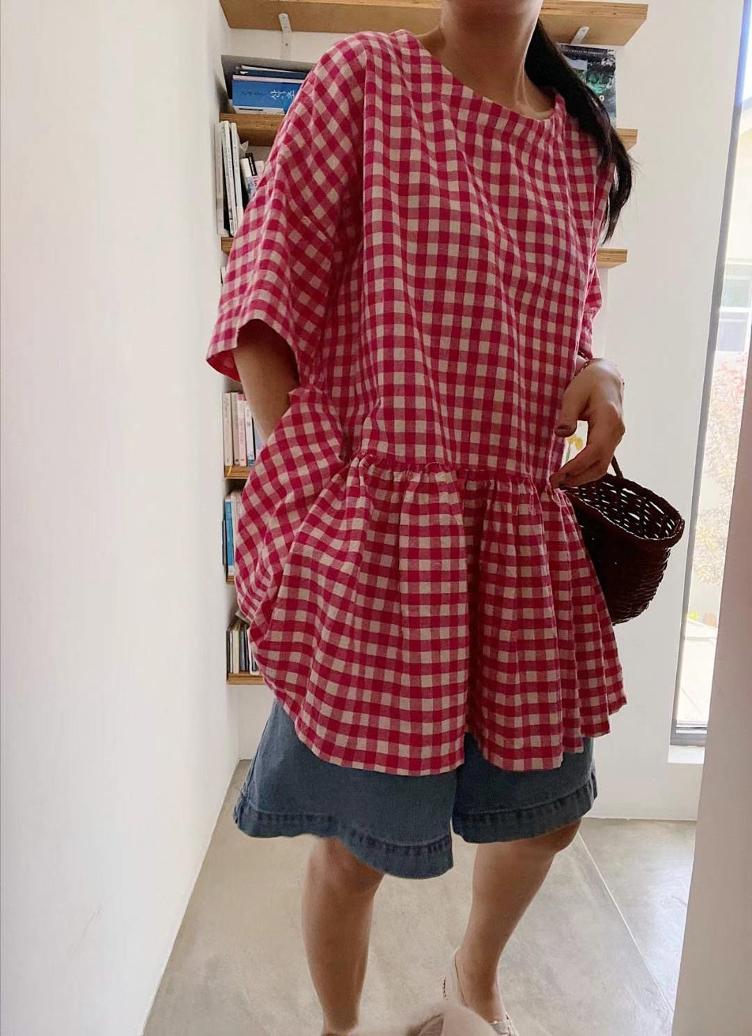 FEBRUUARY韓國直郵東大門實拍女士新品人氣24秋夏襯衫蕾絲衫FEBRUUARY襯衫/蕾絲衫