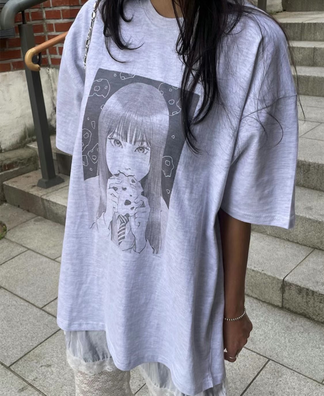 WHERELL直郵韓國代購女士新品人氣真品職業熱賣推薦24秋夏T恤FORUST恤