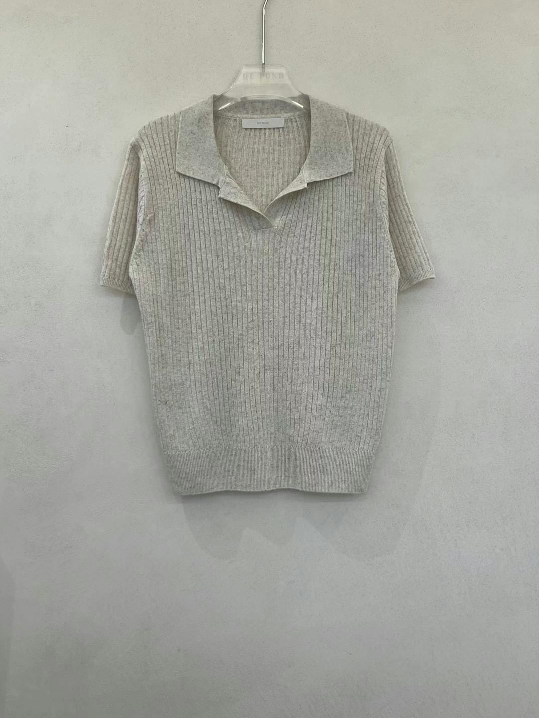 DE FOND韓國直郵東大門代購女士新品職業人氣針織衫亞麻羅紋DE FOND針織衫圖色3