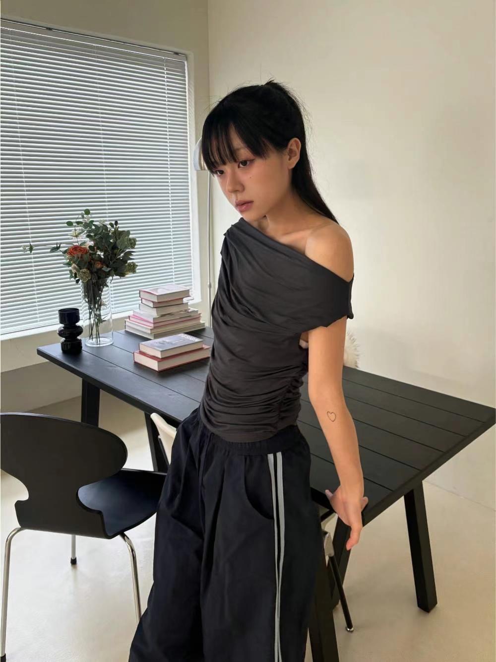STREET韓國直郵女士新款休閑時尚熱賣推薦人氣真品吊帶背心STREET吊帶/背心