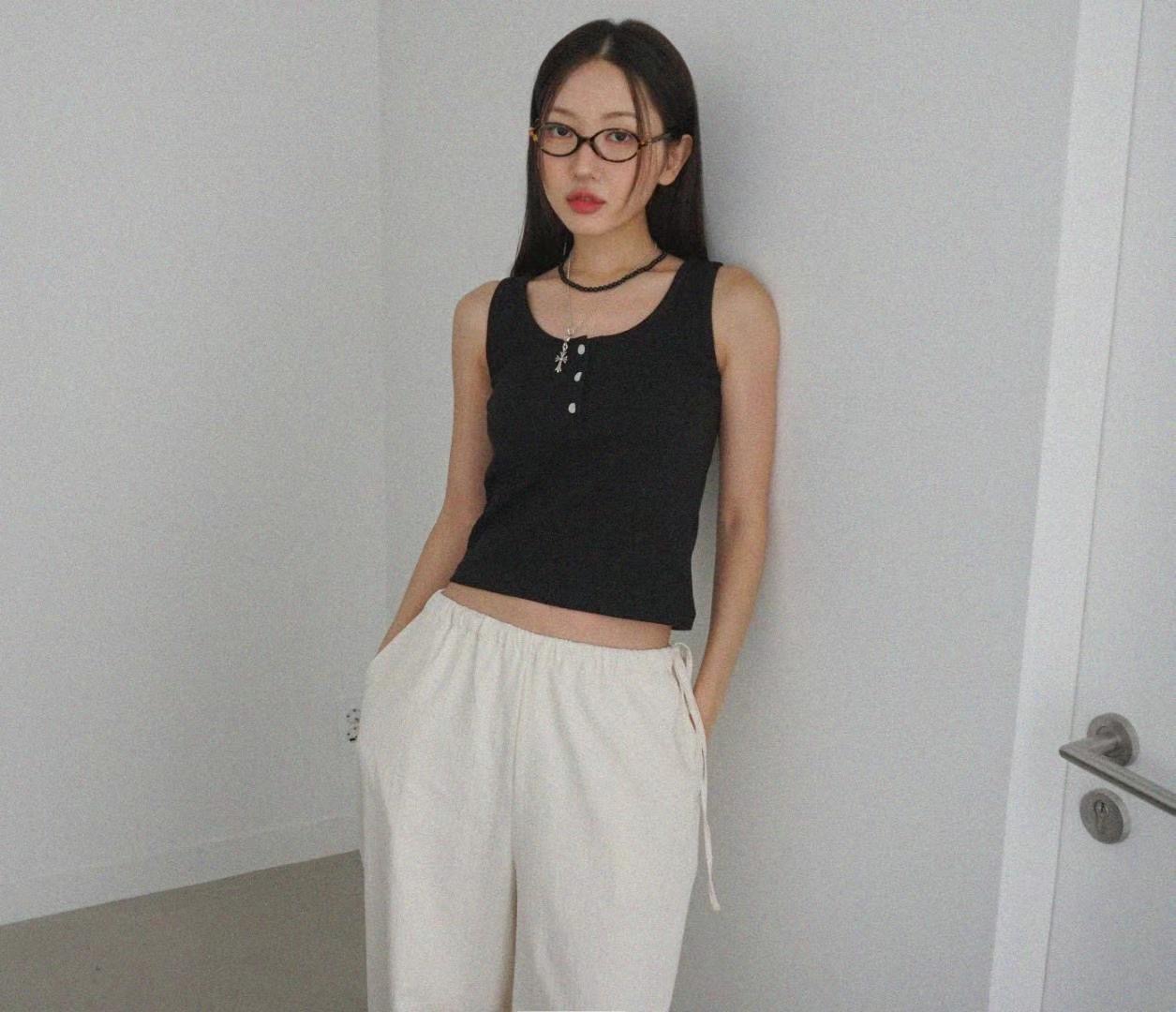 REGULAR韓國直郵女裝新品人氣時尚休閑24春夏職業吊帶背心REGULAR吊帶/背心圖色2