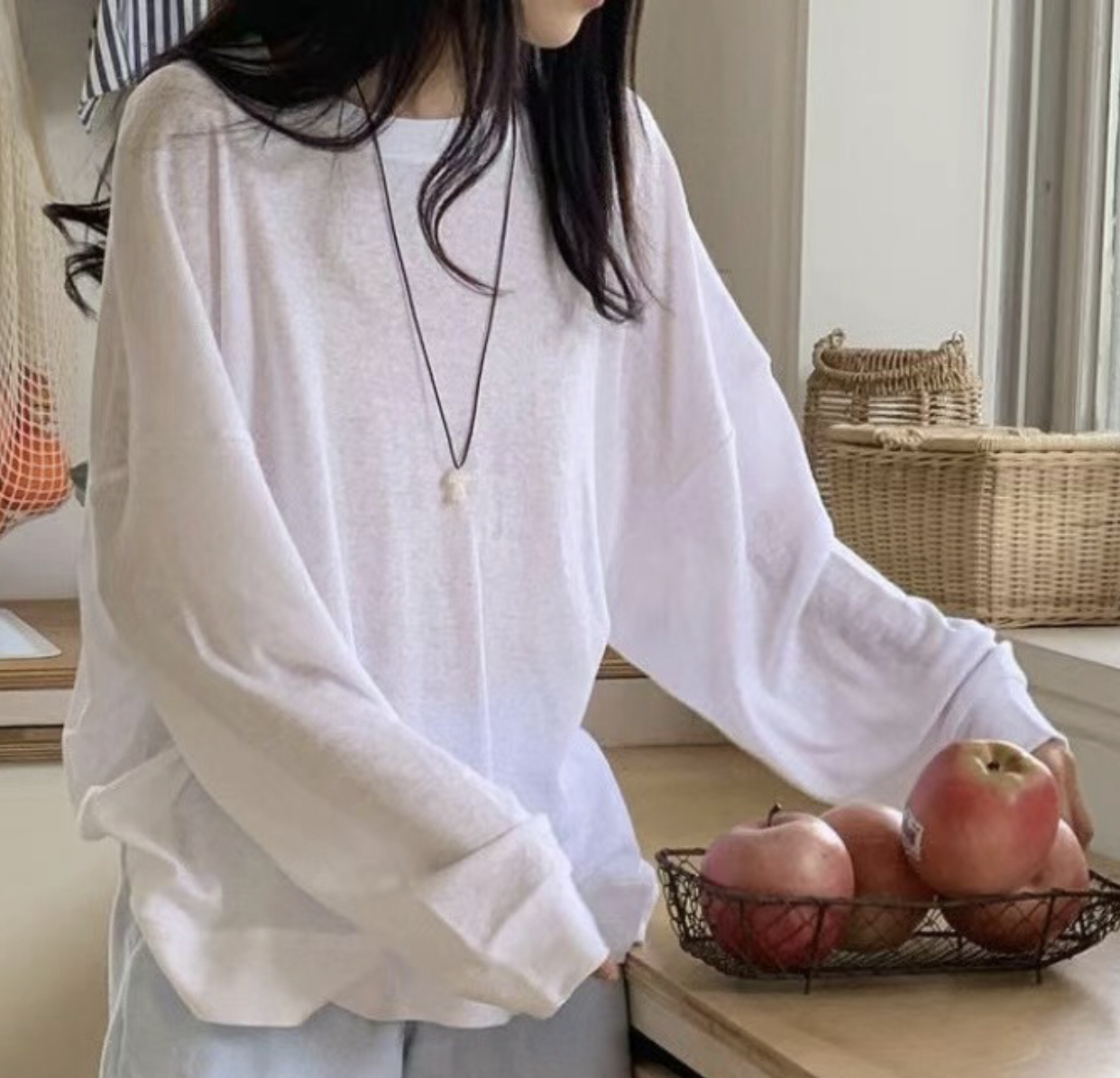 DAOWL直郵韓國代購女裝新品24春夏真品人氣熱賣休閑推薦衛衣NUFF衛衣圖色3