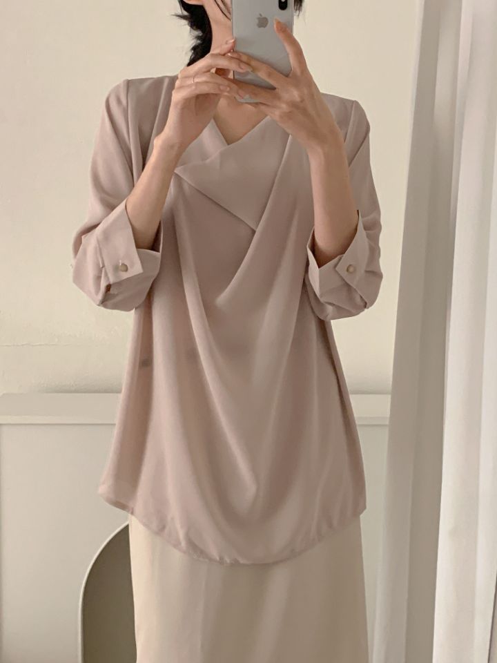 DAILY PROJECT韓國直郵女裝新品真品熱賣24春夏襯衫蕾絲衫DAILY PROJECT襯衫/蕾絲衫