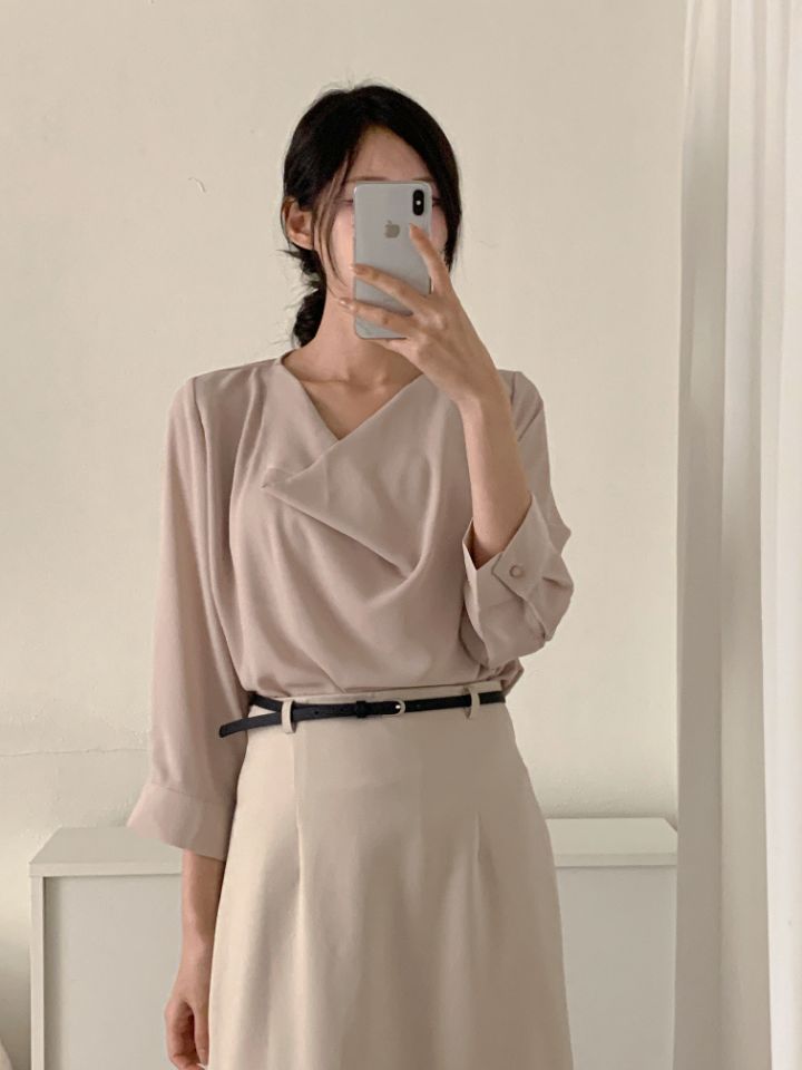 DAILY PROJECT韓國直郵女裝新品真品熱賣24春夏襯衫蕾絲衫DAILY PROJECT襯衫/蕾絲衫