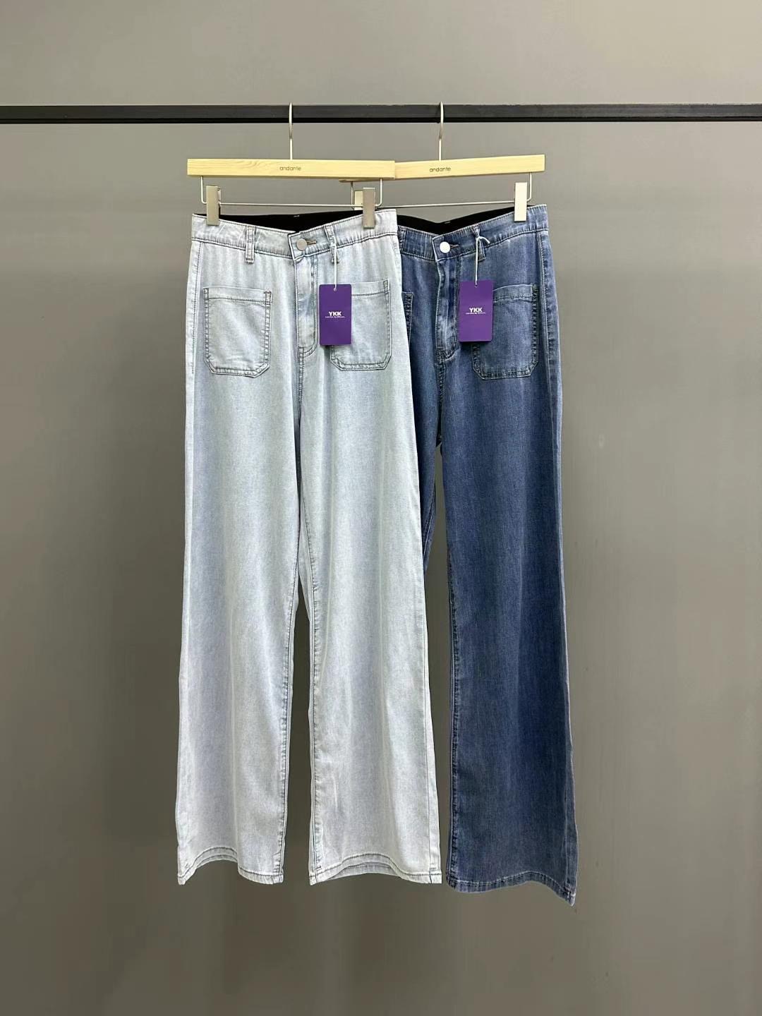 ANDANT直郵韓國代購女裝新品熱賣人氣時尚推薦牛仔褲口袋天絲ANDANT牛仔褲