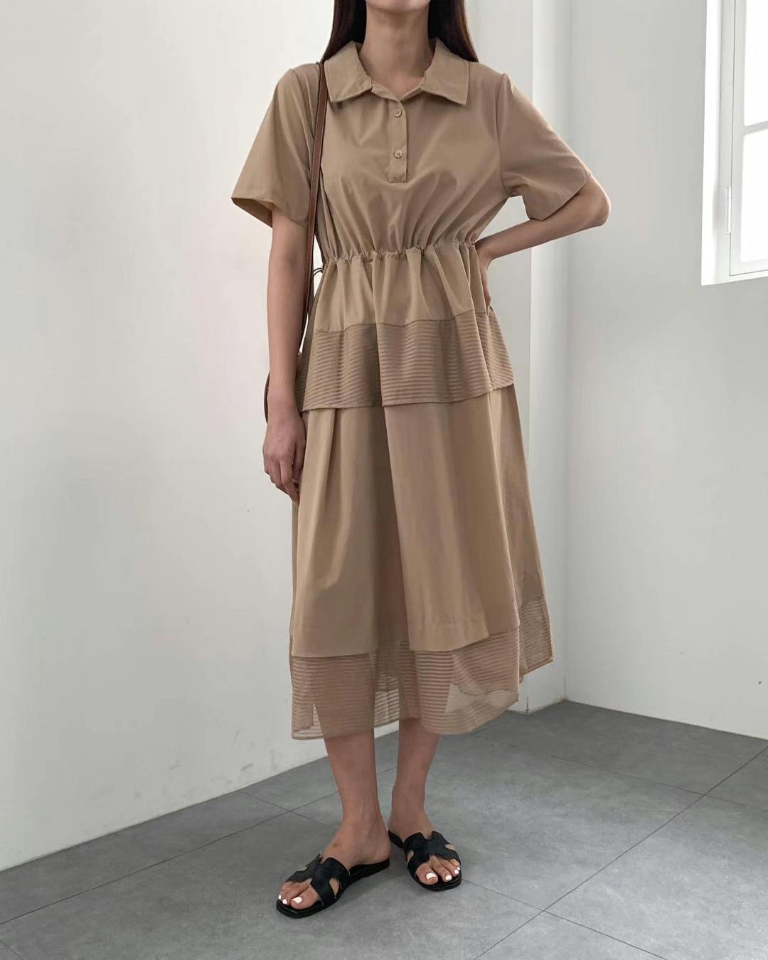 ANDANT韓國直郵東大門實拍女裝新品24春夏推薦職業連衣裙ANDANT連衣裙