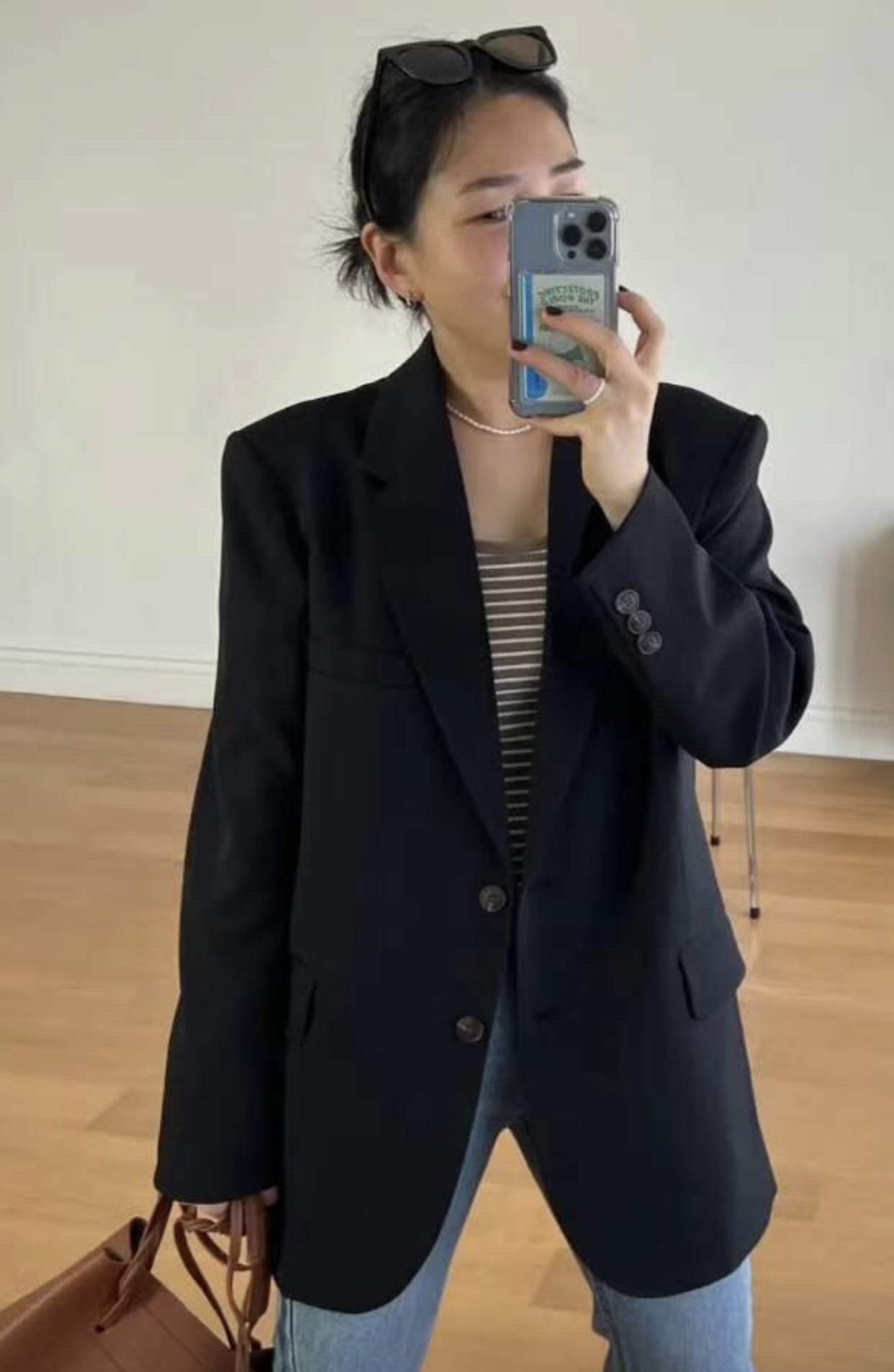 HONESTY韓國直郵東大門實拍女裝新款真品推薦職業人氣夾克寬松HONESTY夾克圖色1