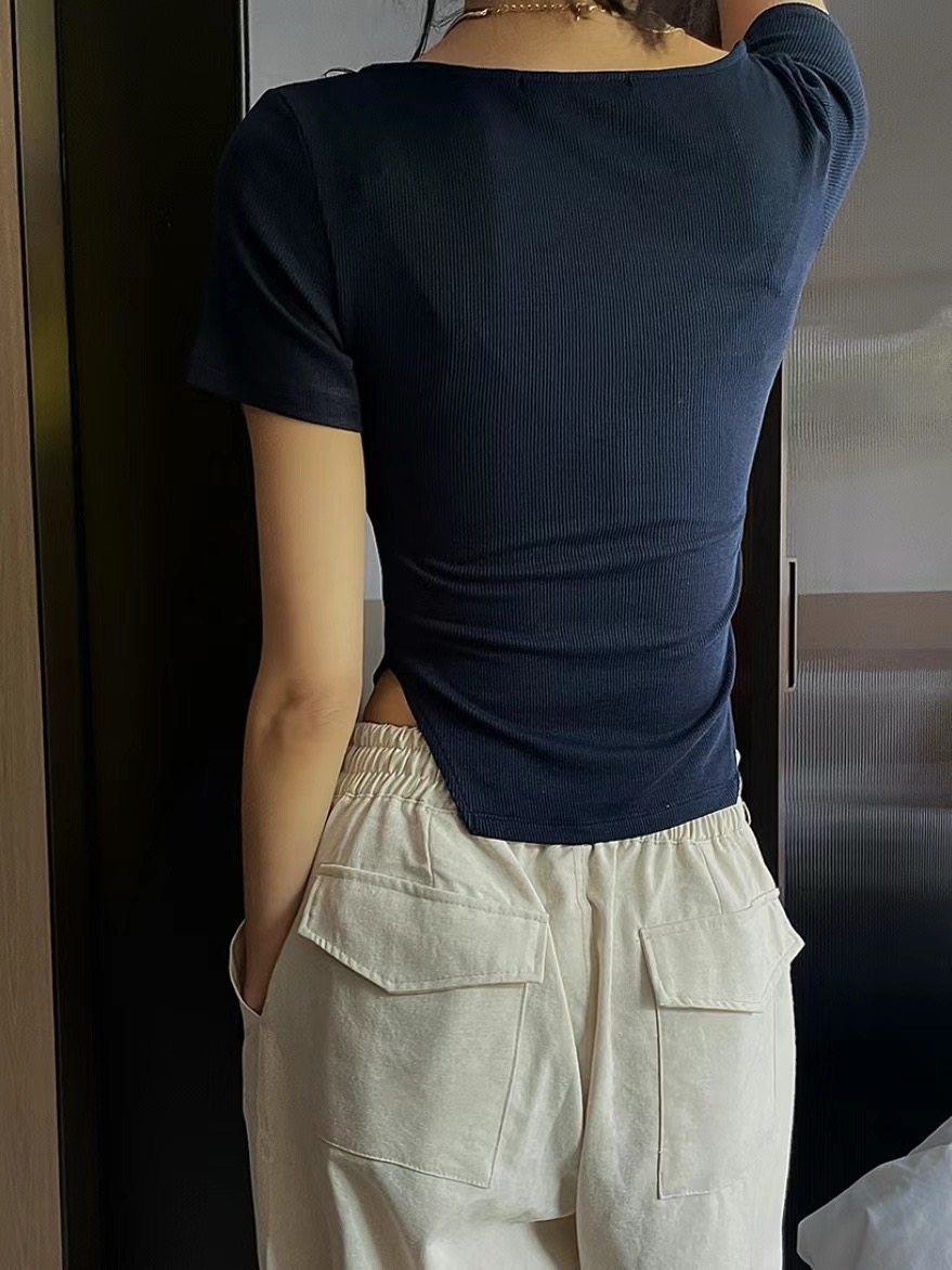 LOG MYSELF直郵韓國代購女裝新品人氣休閑真品熱賣時尚T恤LOG MYSELFT恤