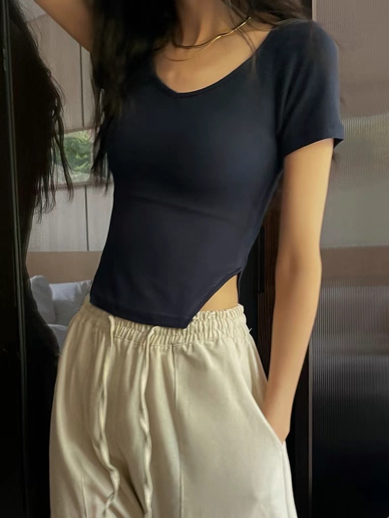 LOG MYSELF直郵韓國代購女裝新品人氣休閑真品熱賣時尚T恤LOG MYSELFT恤圖色3