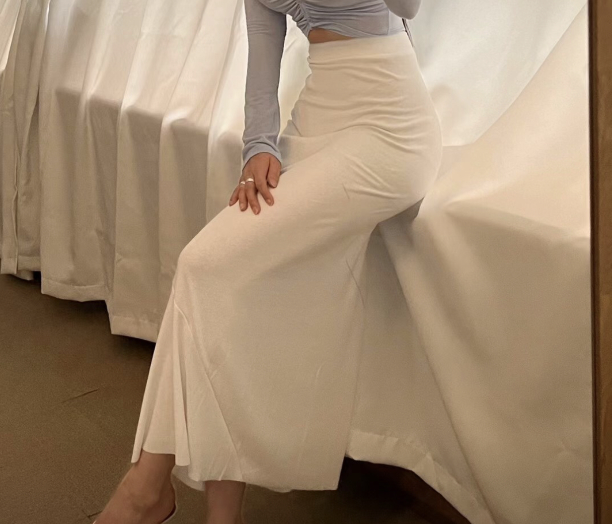 LOG MYSELF韓國直郵女裝新品真品推薦休閑熱賣24春夏長裙LOG MYSELF長裙