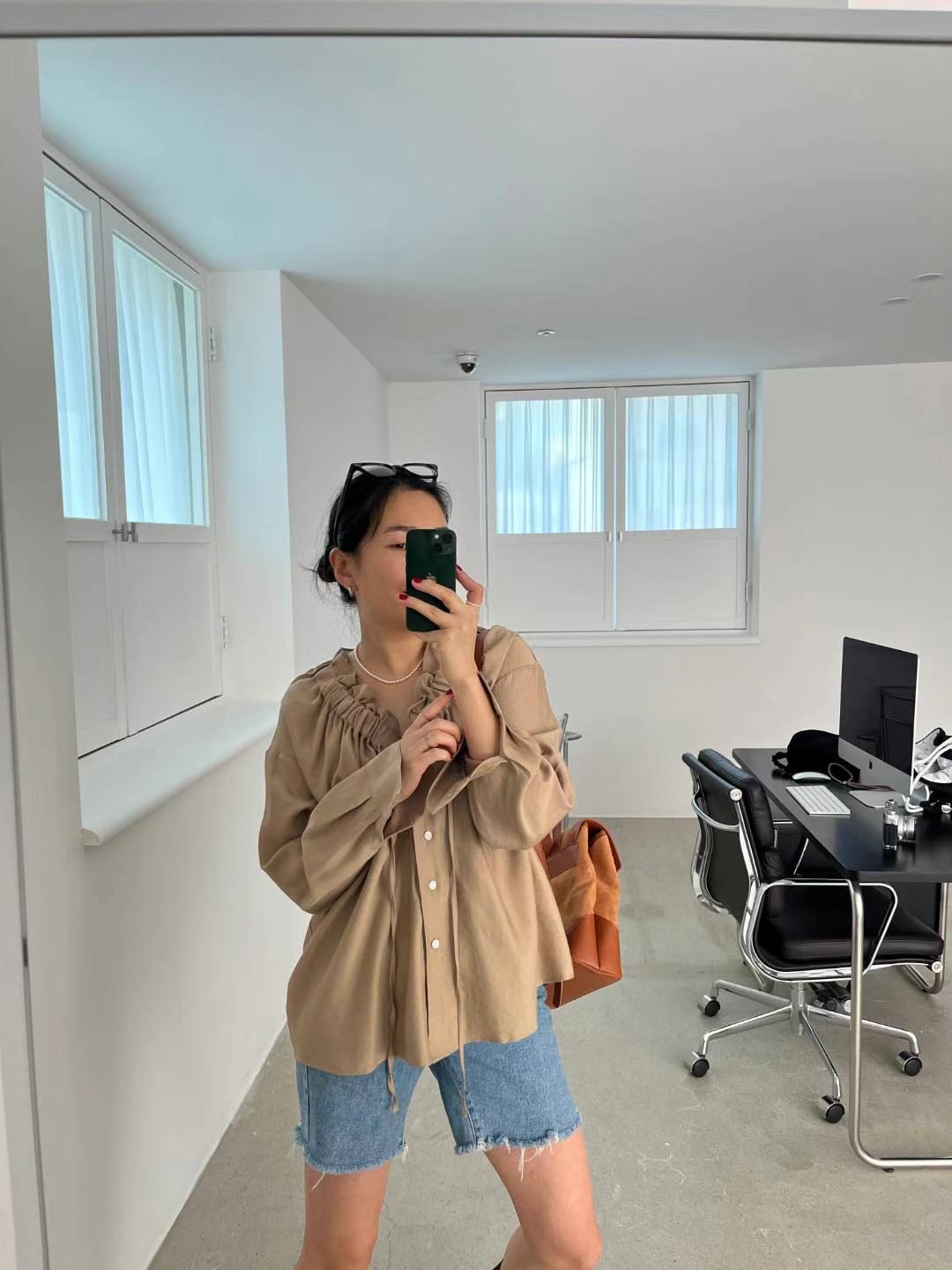 HONESTY韓國直郵東大門代購女裝新款人氣職業推薦襯衫蕾絲衫HONESTY襯衫/蕾絲衫