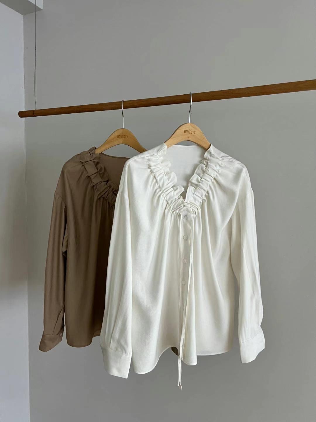 HONESTY韓國直郵東大門代購女裝新款人氣職業推薦襯衫蕾絲衫HONESTY襯衫/蕾絲衫圖色2