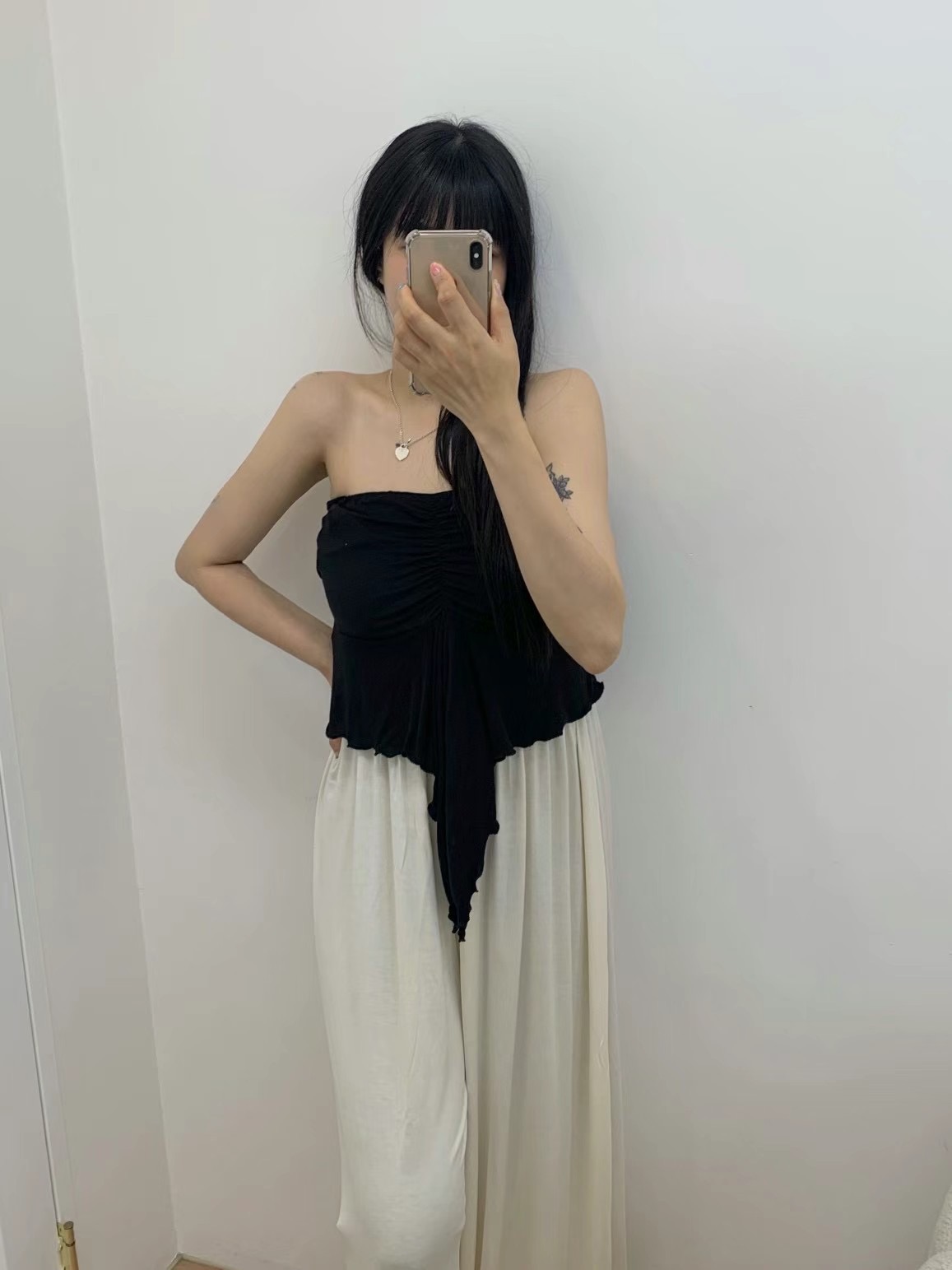 LOG MYSELF韓國直郵東大門實拍女裝新款真品休閑熱賣吊帶背心LOG MYSELF吊帶/背心圖色3