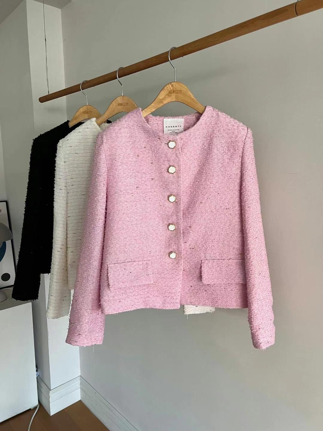 HONESTY韓國直郵東大門實拍女裝新款休閑職業推薦24春夏夾克HONESTY夾克