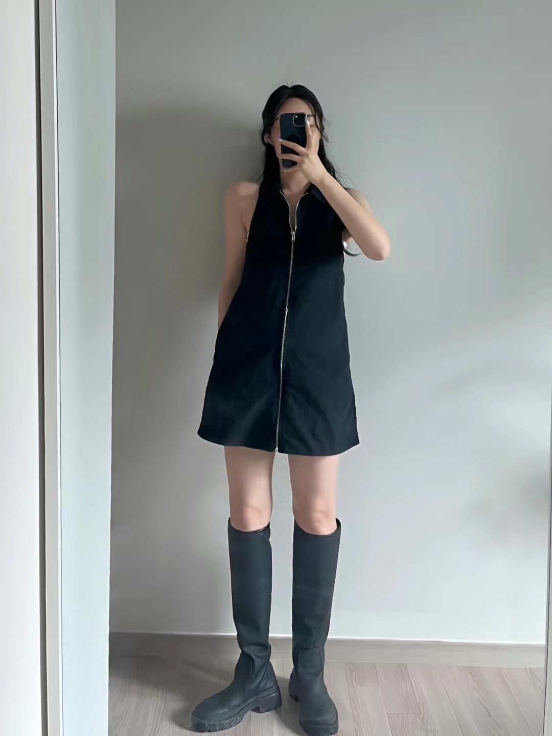 TOMBO韓國直郵東大門代購女裝新品職業人氣24春夏真品連衣裙TOMBO連衣裙