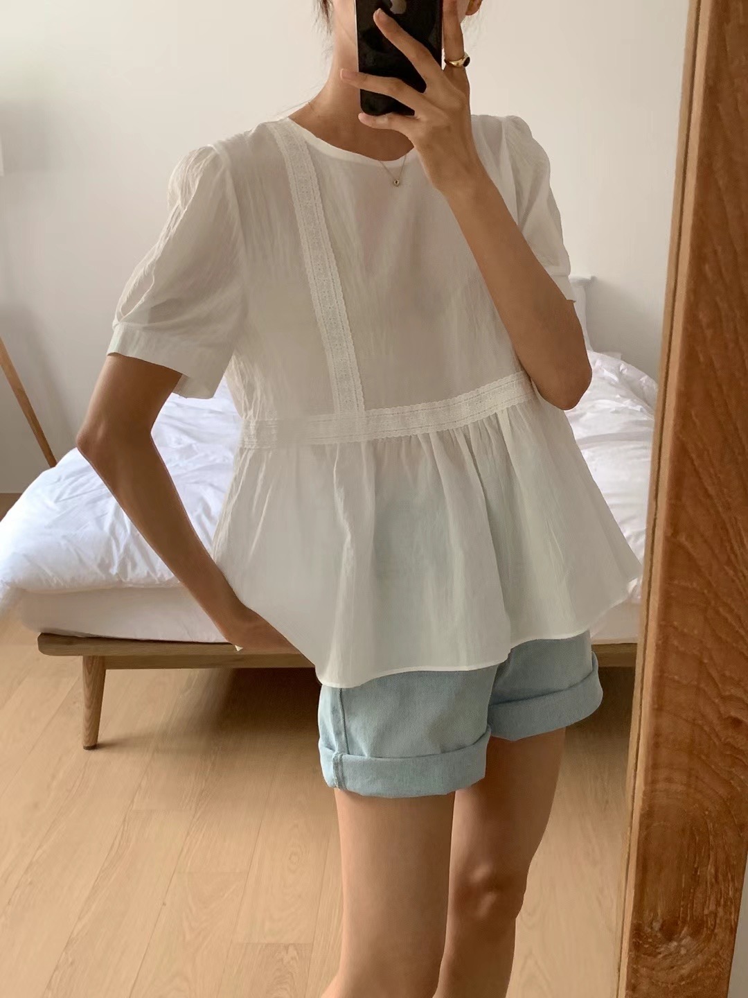 DEAR.FOREST韓國直郵東大門代購女裝新品休閑推薦襯衫蕾絲衫DEAR.FOREST襯衫/蕾絲衫圖色2