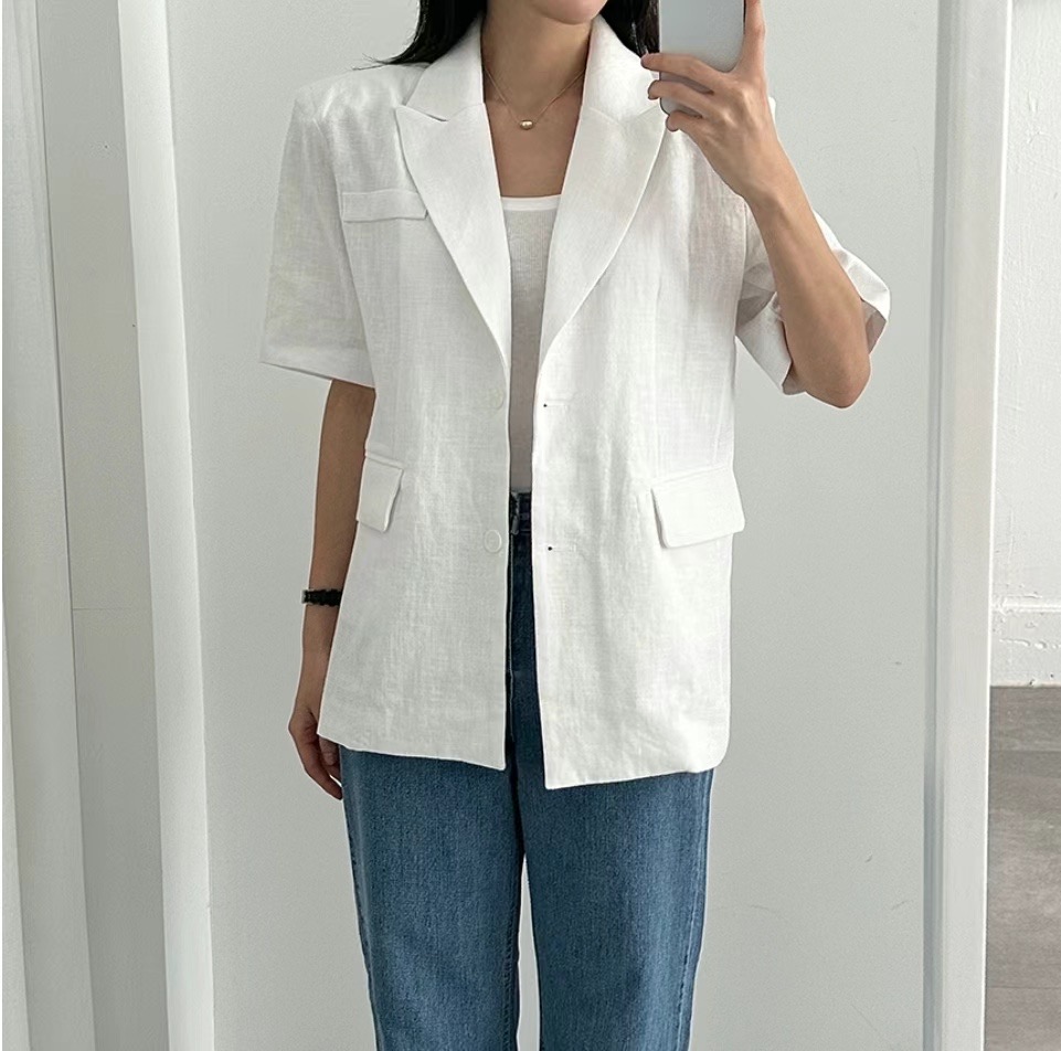 TOMBO韓國直郵東大門實拍女裝新品人氣熱賣24春夏職業夾克TOMBO夾克