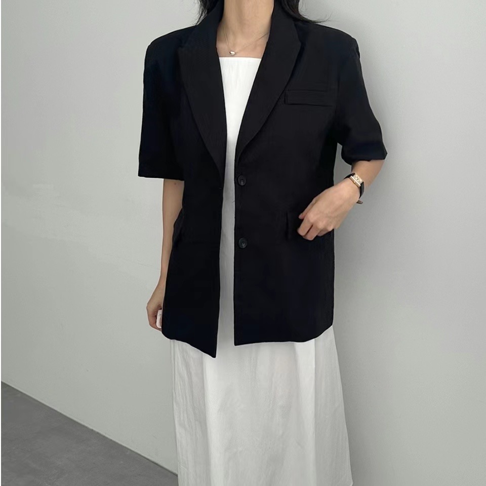 TOMBO韓國直郵東大門實拍女裝新品人氣熱賣24春夏職業夾克TOMBO夾克