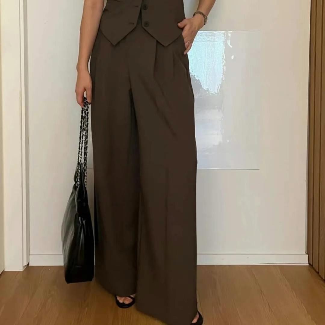 HONESTY韓國直郵東大門代購女裝新款休閑職業24春夏正裝褲西褲HONESTY正裝褲/西褲