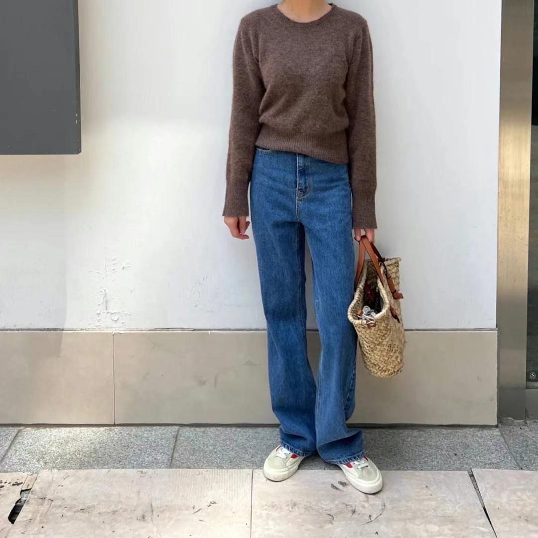 HONESTY韓國直郵東大門代購女裝新款時尚真品熱賣牛仔褲牛仔布HONESTY牛仔褲