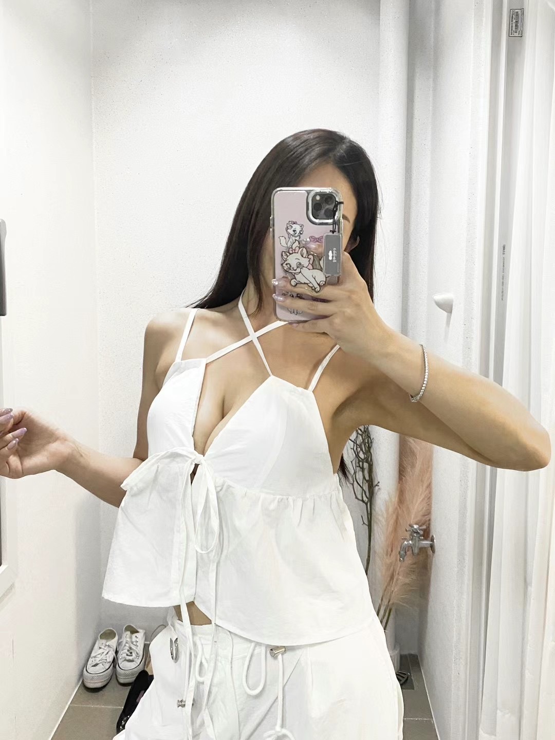 LOG MYSELF韓國直郵東大門代購女裝新品熱賣推薦真品吊帶背心LOG MYSELF吊帶/背心圖色1