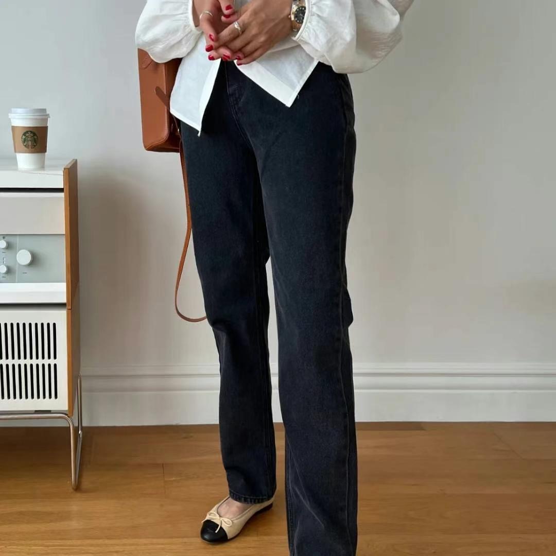 HONESTY韓國直郵東大門代購女裝新款熱賣職業真品牛仔褲牛仔布HONESTY牛仔褲圖色1