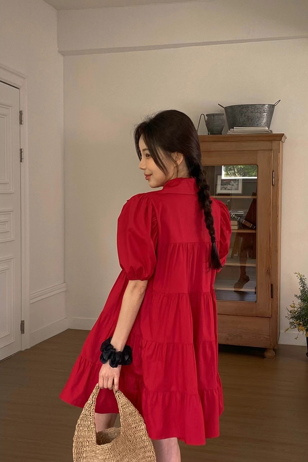 TOMBO直郵韓國代購女裝新款職業人氣24春夏推薦休閑連衣裙TOMBO連衣裙