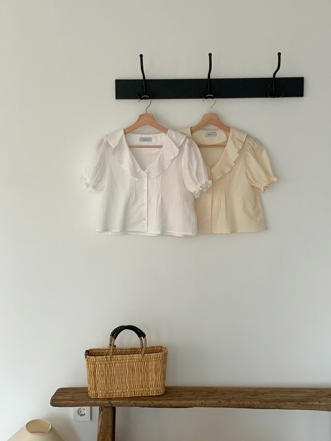 DEAR.FOREST韓國直郵女裝新款24春夏時尚熱賣襯衫蕾絲衫DEAR.FOREST襯衫/蕾絲衫圖色2左二色