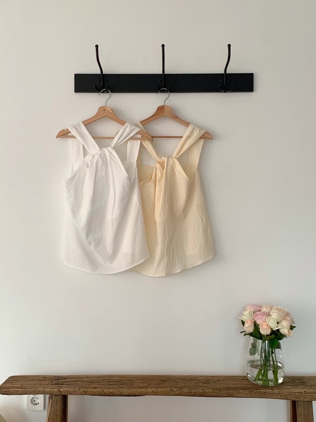 DEAR.FOREST韓國直郵女裝新品24春夏真品人氣時尚吊帶背心DEAR.FOREST吊帶/背心圖色2左二色