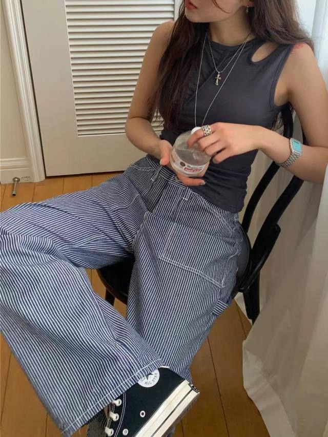 LAYOUT直郵韓國代購女裝新款真品休閑人氣時尚24春夏吊帶背心LAYOUT吊帶/背心