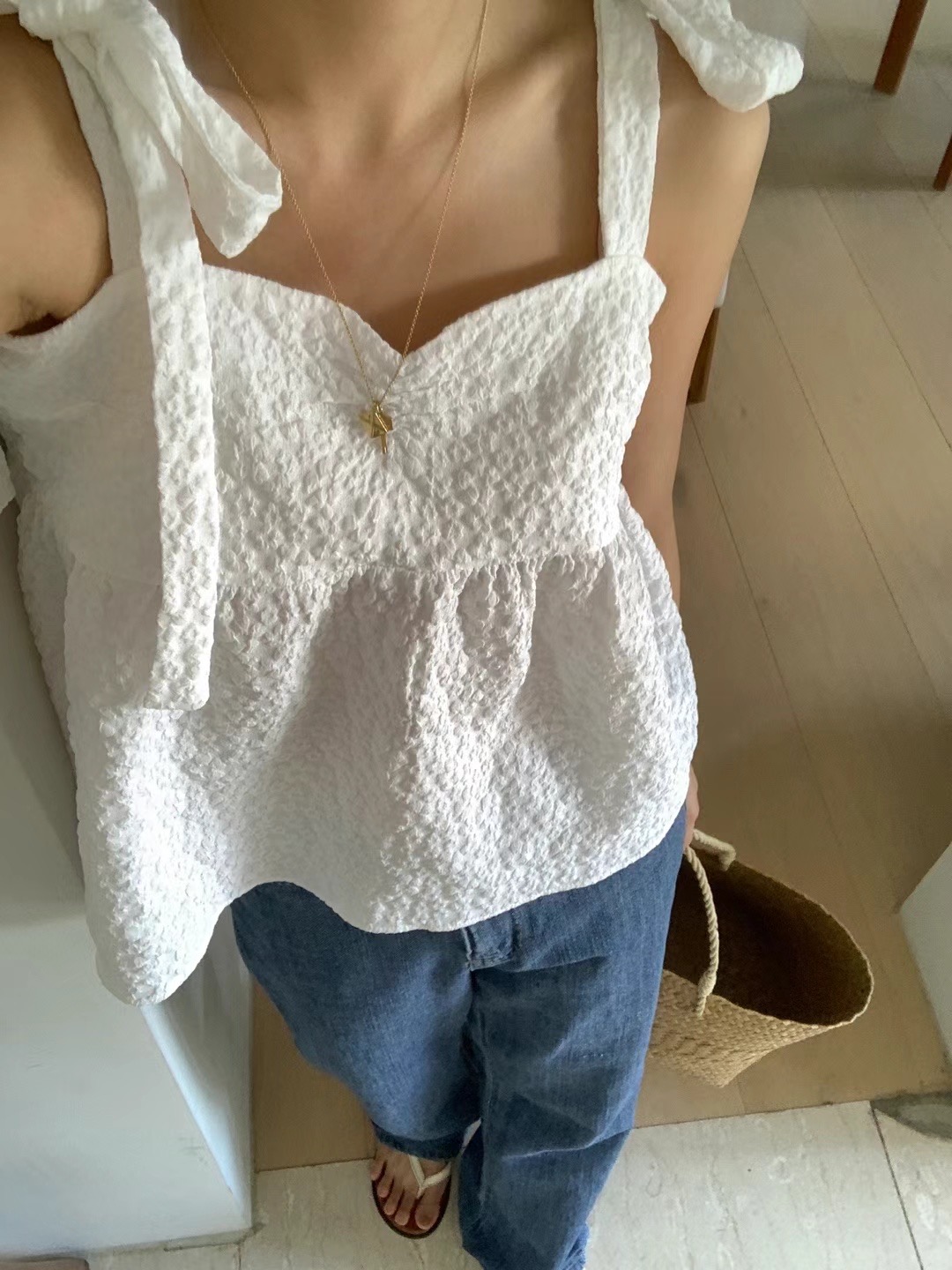 DEAR.FOREST直郵韓國代購女裝新款24春夏推薦休閑吊帶背心DEAR.FOREST吊帶/背心