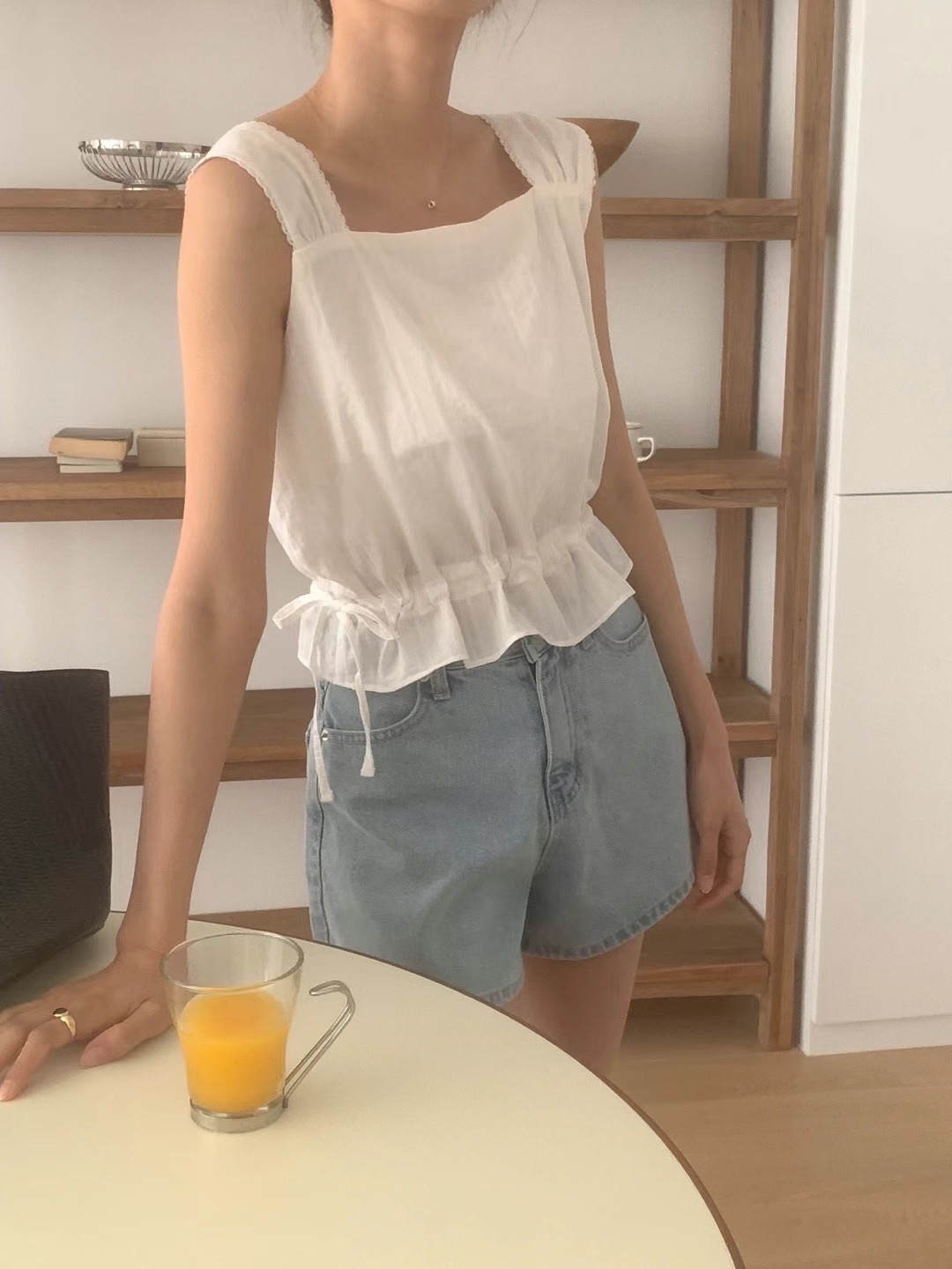 DEAR.FOREST韓國直郵東大門實拍女裝新款真品熱賣襯衫蕾絲衫DEAR.FOREST襯衫/蕾絲衫