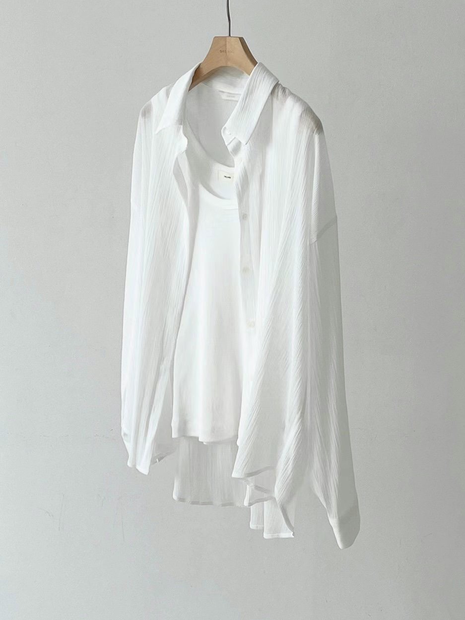 ONE AND韓國直郵東大門代購女裝新品24春夏職業襯衫蕾絲衫ONE AND襯衫/蕾絲衫