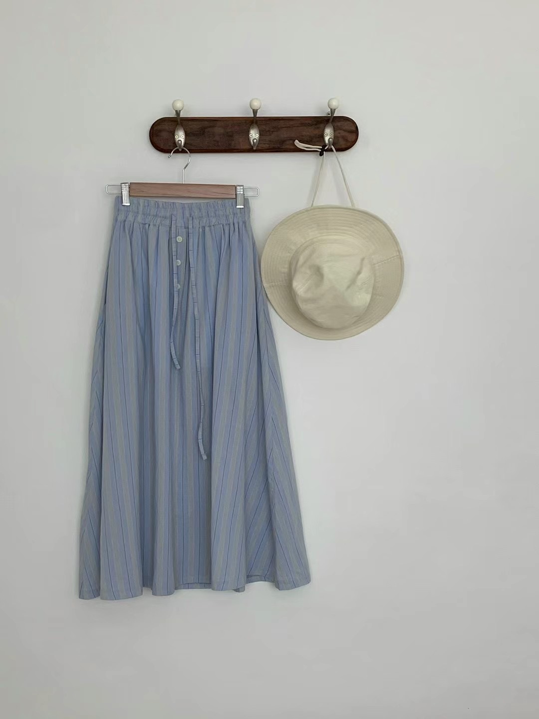 POLLEN東大門代購女士新品休閑職業人氣24秋夏半身裙中短裙POLLEN半身裙/中短裙圖色2