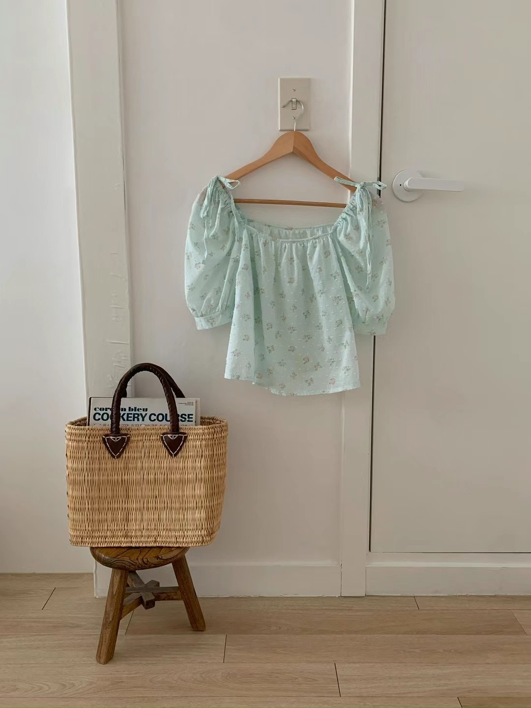 POLLEN東大門代購女裝新品人氣休閑時尚推薦24秋夏襯衫蕾絲衫POLLEN襯衫/蕾絲衫